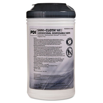 Sani Professional® Sani-cloth Af3 Germicidal Disposable Wipes, 7 1-2" X 15", 65 Wipes-can, 6-ct freeshipping - TVN Wholesale